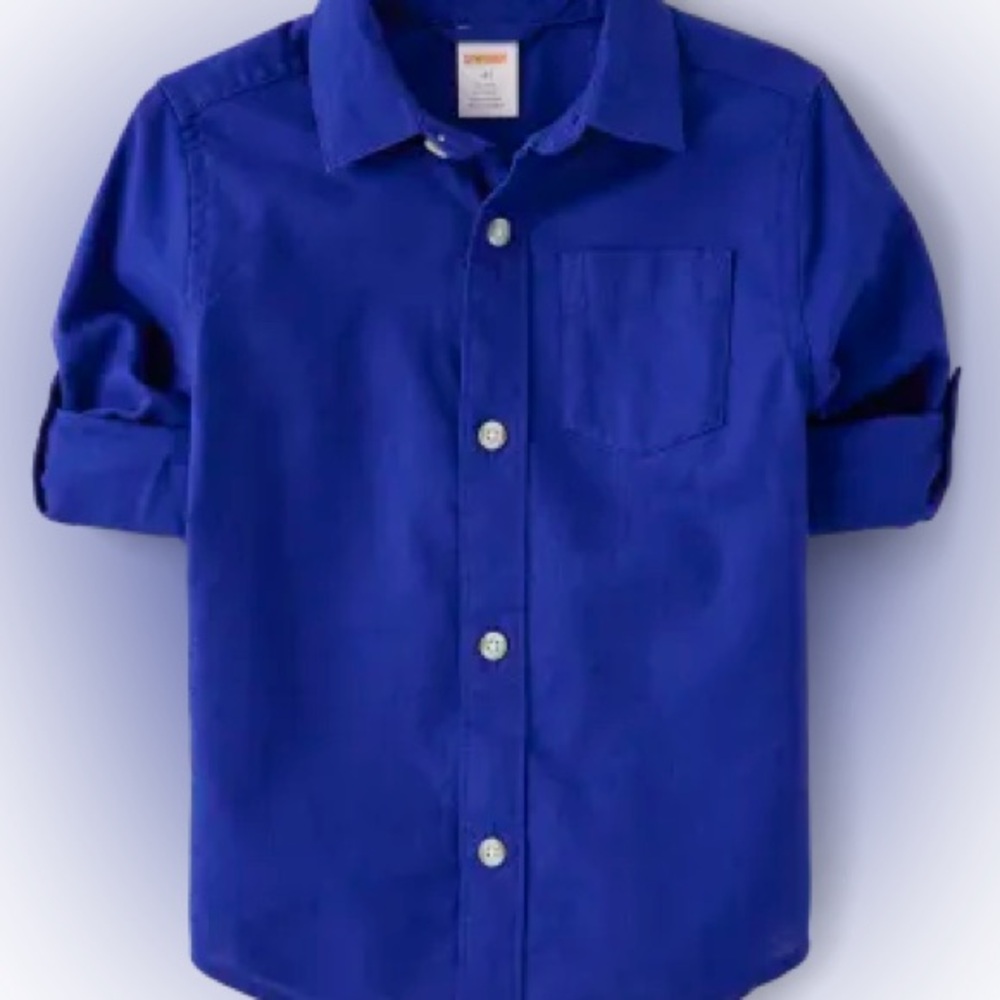 NWT Gymboree blue long sleeved shirt dress